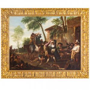 Country Dance, Pieter van Laer, called Il Bamboccio (Haarlem 1599 – 1642)